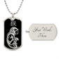 Year of the Water Monkey Dog Tag Necklace