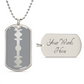 Razor Tag Necklace