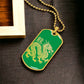 Year of the Wood Dragon Dog Tag Necklace