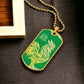 Year of the Wood Rooster Dog Tag Necklace