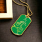 Year of the Wood Horse Dog Tag Necklace