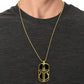 Violin Dog Tag Necklace