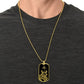Year of the Water Ox Dog Tag Necklace