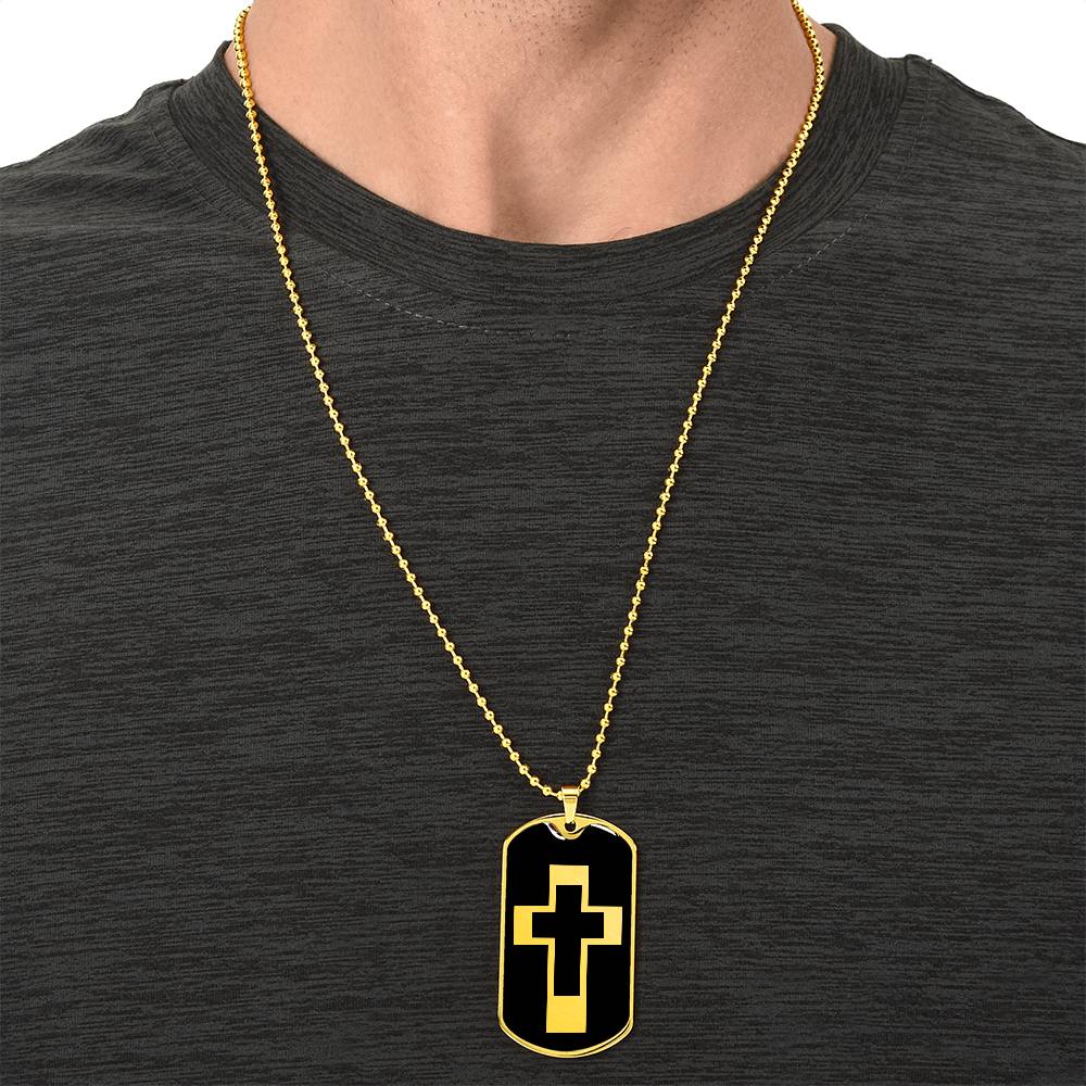 Double Cross Necklace