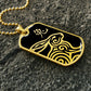Year of the Water Rabbit Dog Tag Necklace