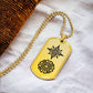 Aztec & Celtic Dog Tag Necklace