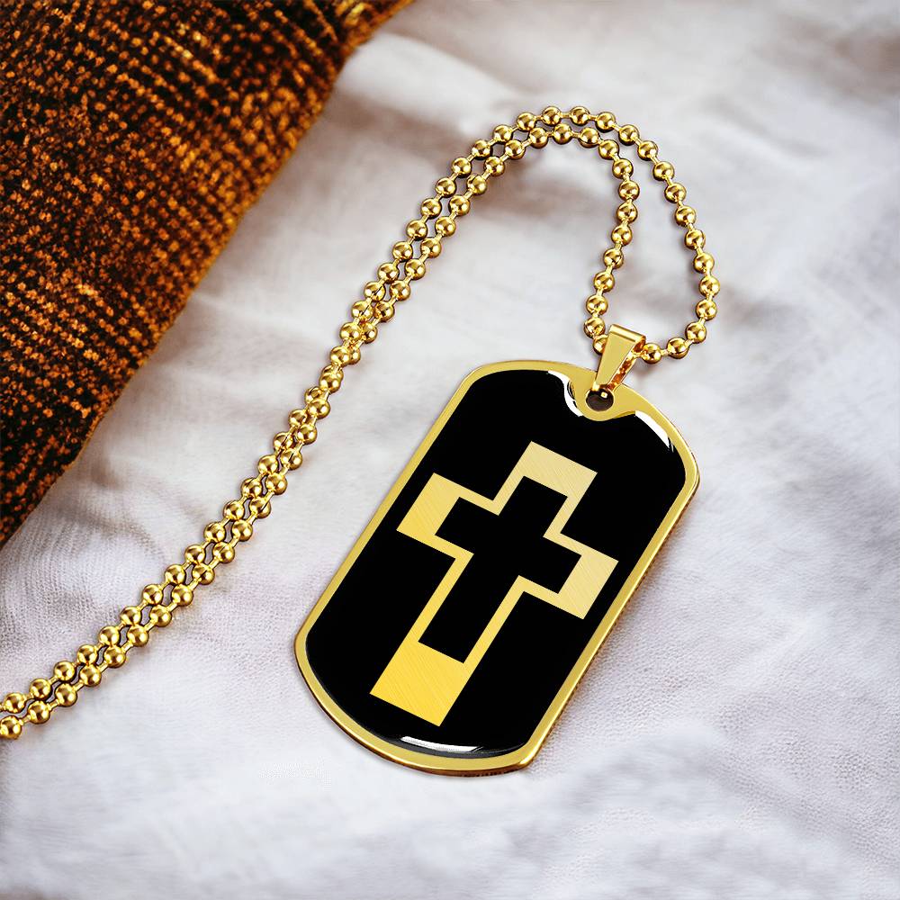 Double Cross Necklace