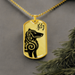 Year of the Earth Dog Dog Tag Necklace