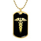 Pharmacist Dog Tag Necklace