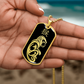 Year of the Water Monkey Dog Tag Necklace