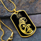 Year of the Water Monkey Dog Tag Necklace