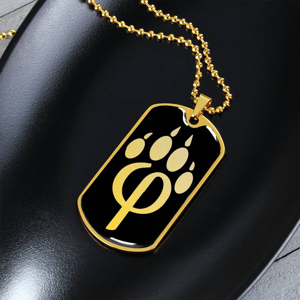 Furry Symbol Dog Tag Necklace