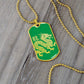 Year of the Wood Dragon Dog Tag Necklace