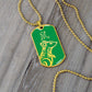 Year of the Wood Rat Dog Tag Necklace