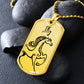 Year of the Earth Horse Dog Tag Necklace