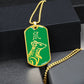 Year of the Wood Rat Dog Tag Necklace