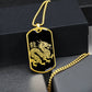 Year of the Water Dragon Dog Tag Necklace