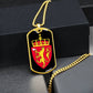 Coat of arms of Norway Dog Tag Necklace