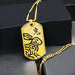 Year of the Earth Rabbit Dog Tag Necklace