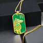 Year of the Wood Dog Dog Tag Necklace