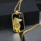 Year of the Water Dog Dog Tag Necklace