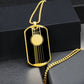 Guitar Dog Tag Necklace