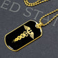 Pharmacist Dog Tag Necklace