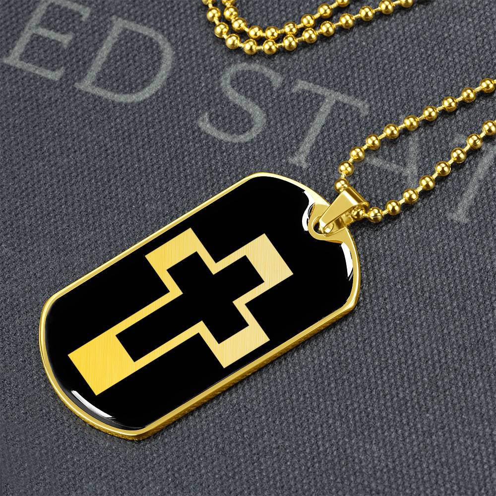 Double Cross Necklace