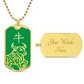 Year of the Wood Ox Dog Tag Necklace