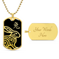 Year of the Water Rabbit Dog Tag Necklace