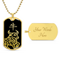Year of the Water Ox Dog Tag Necklace