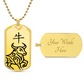 Year of the Earth Ox Dog Tag Necklace