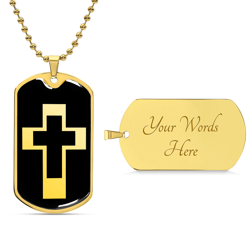 Double Cross Necklace