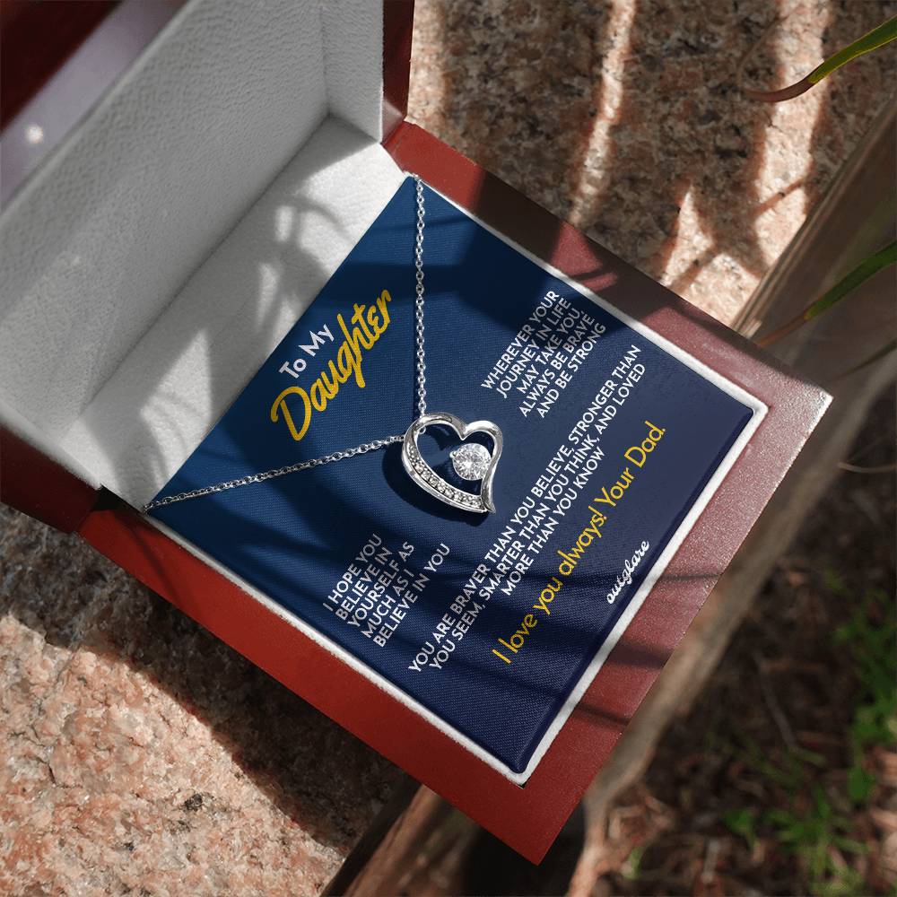 To My Daughter Necklace