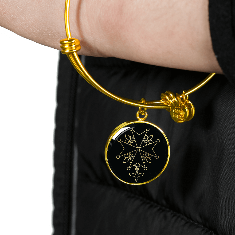 Huguenot cross Bracelet