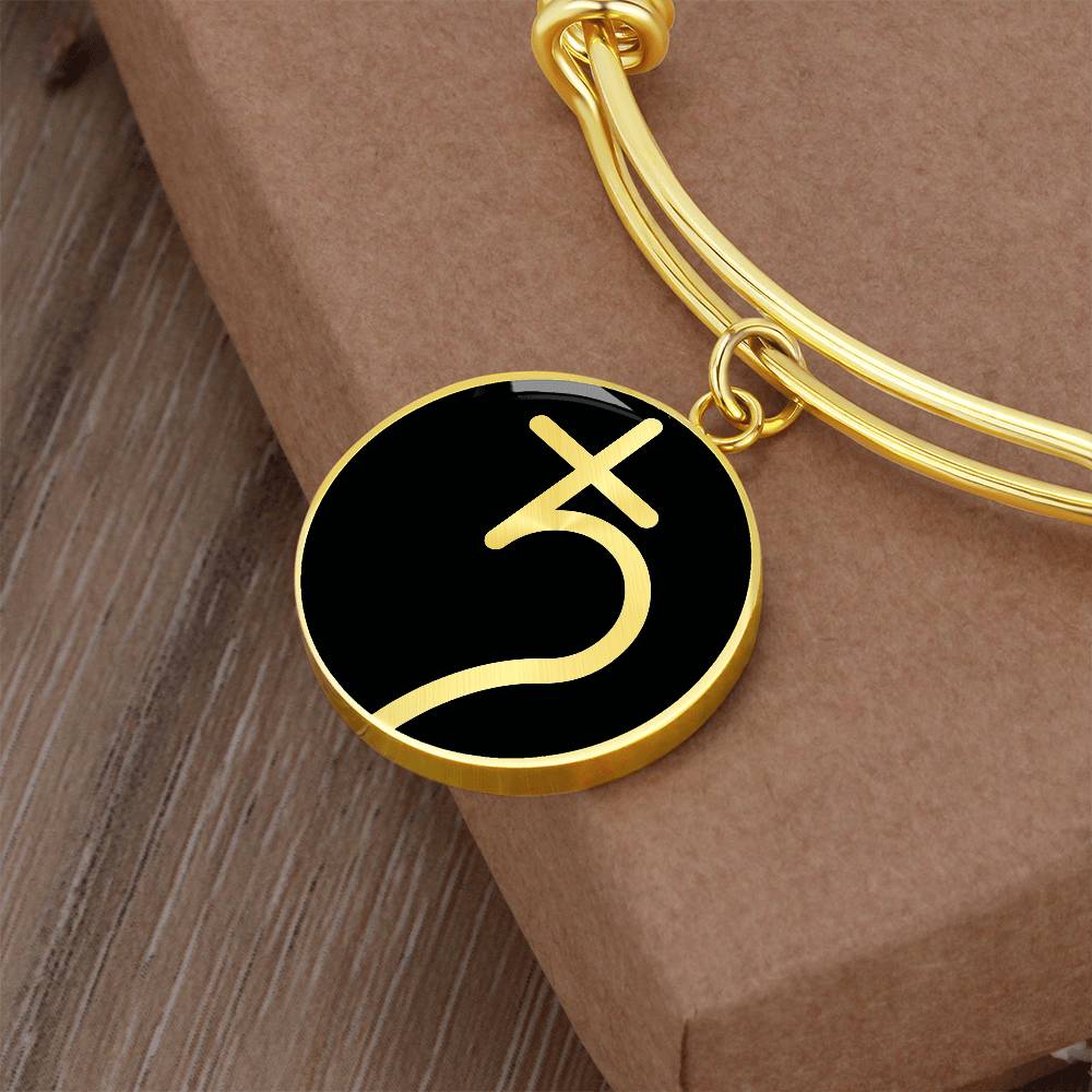 Saturn Symbol Necklace