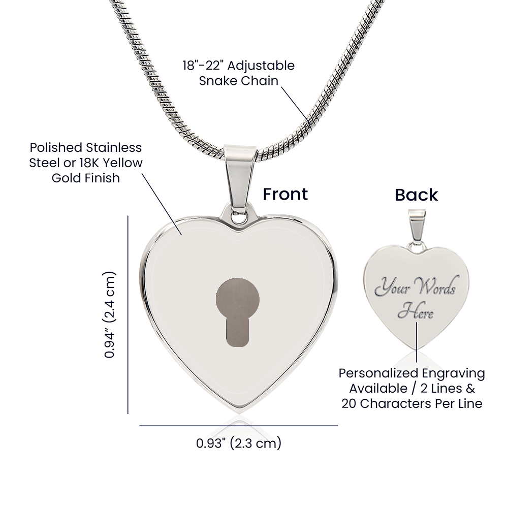 Locked Heart Necklace