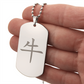 Year of the Metal Ox Engraved Dog Tag Necklace