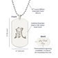 Year of the Metal Rat Engraved Dog Tag Necklace