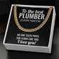 Personalized Plumber Cuban Link Chain Necklace