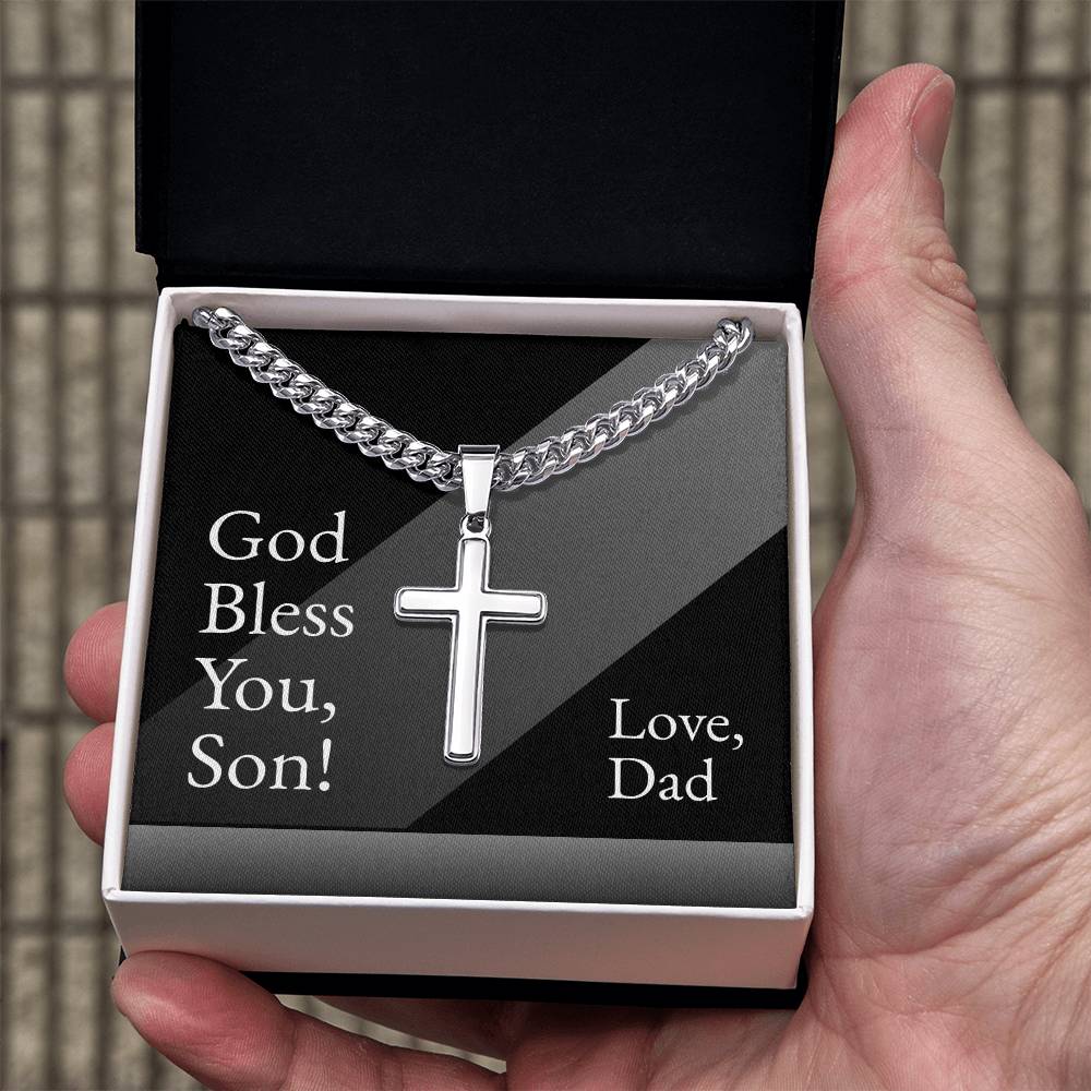 Gift to Son Cross Necklace