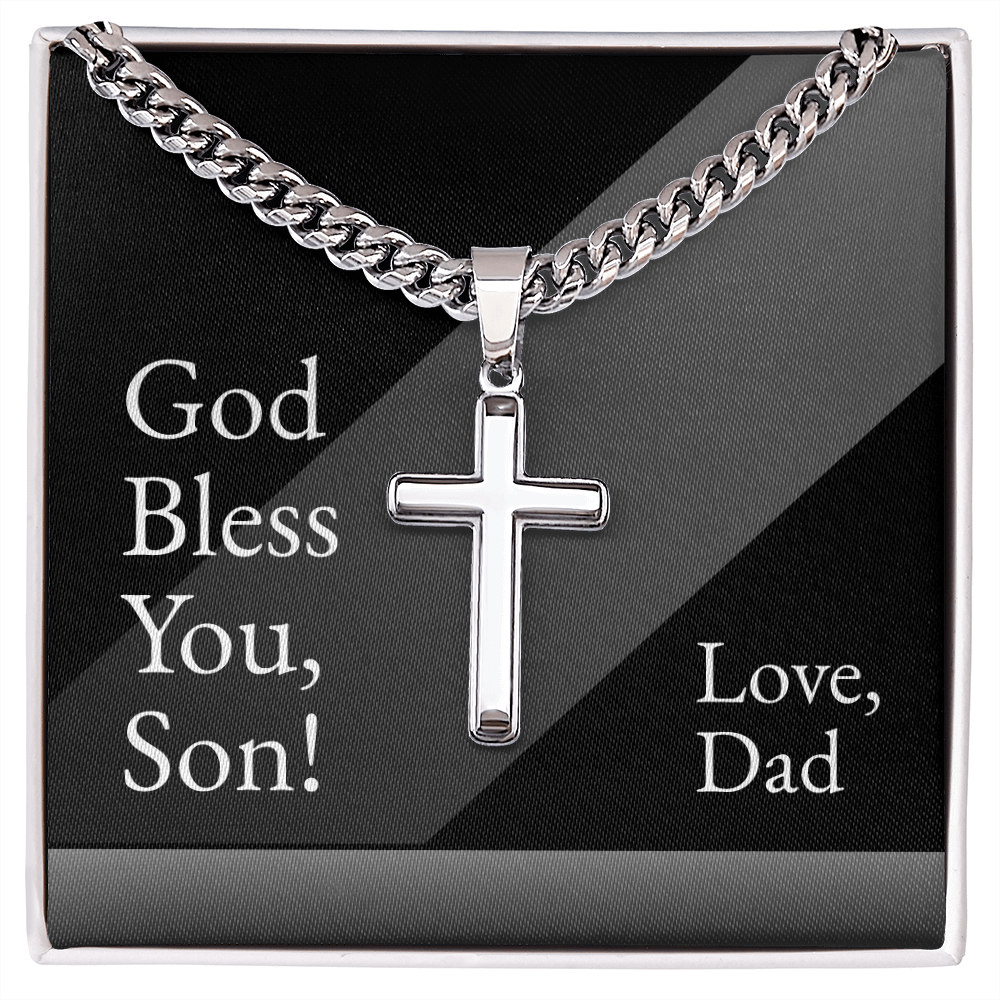 Gift to Son Cross Necklace