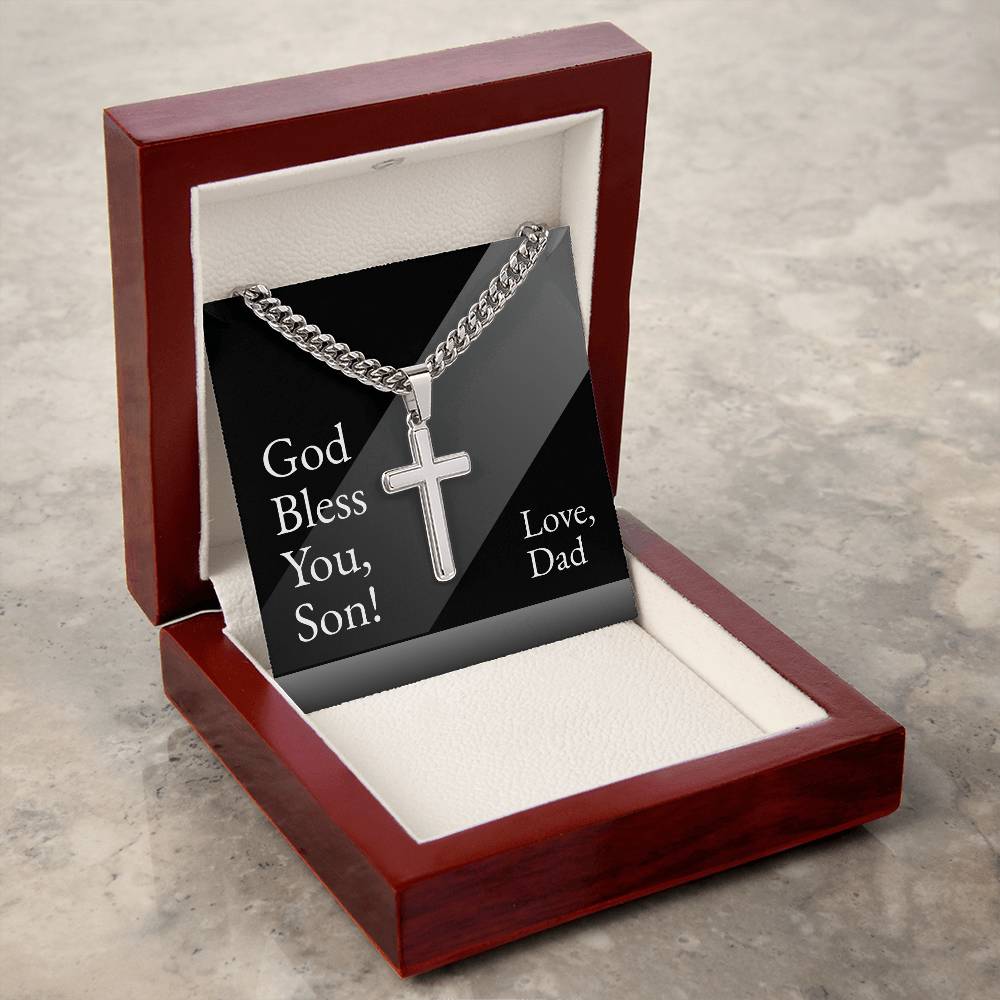 Gift to Son Cross Necklace