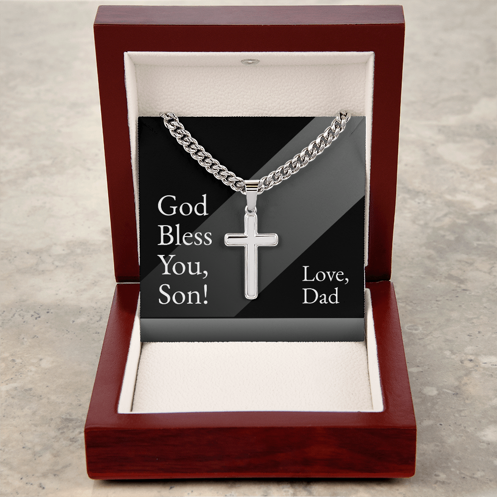 Gift to Son Cross Necklace