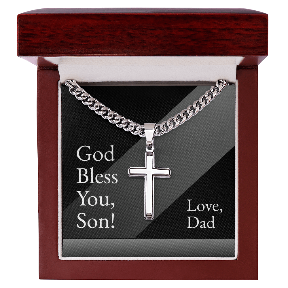 Gift to Son Cross Necklace