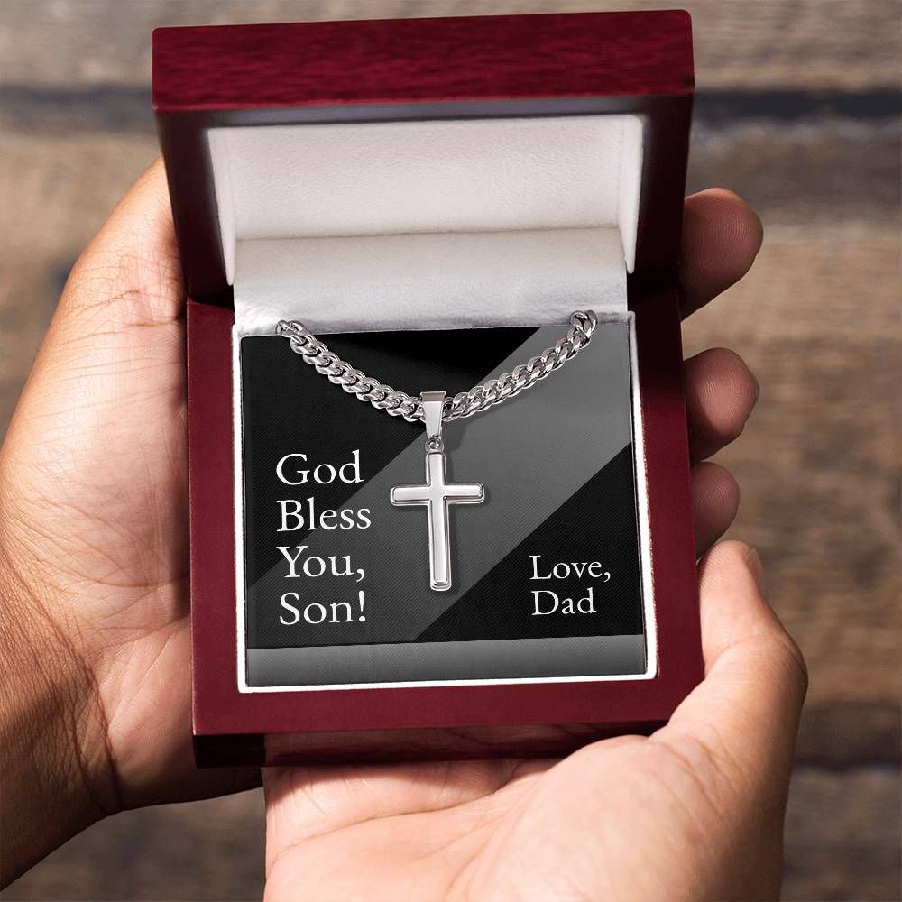 Gift to Son Cross Necklace