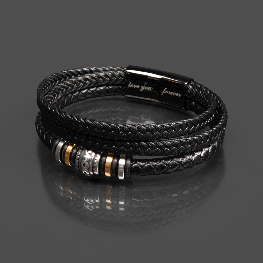 Father's Day Men's Leather Bracelet - Outglare