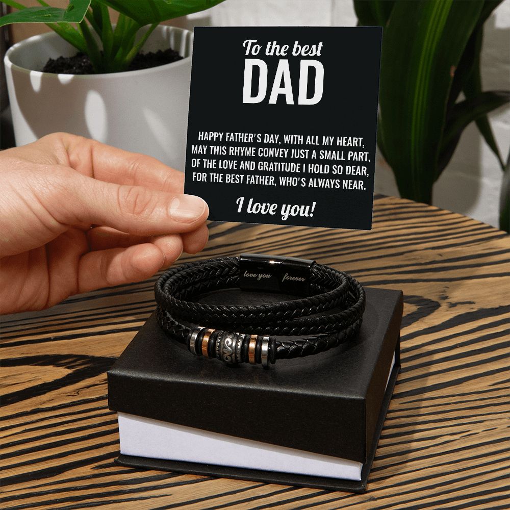 Father's Day Men's Leather Bracelet - Outglare