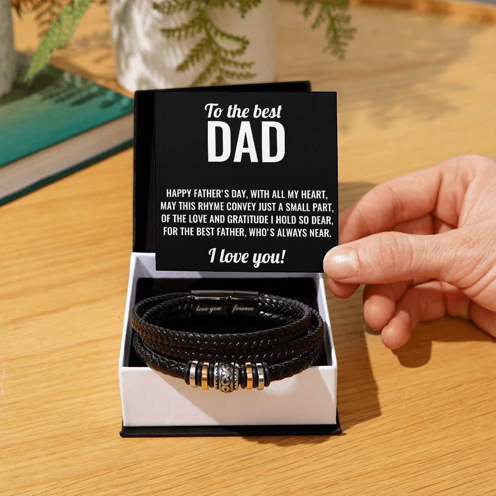 Father's Day Men's Leather Bracelet - Outglare