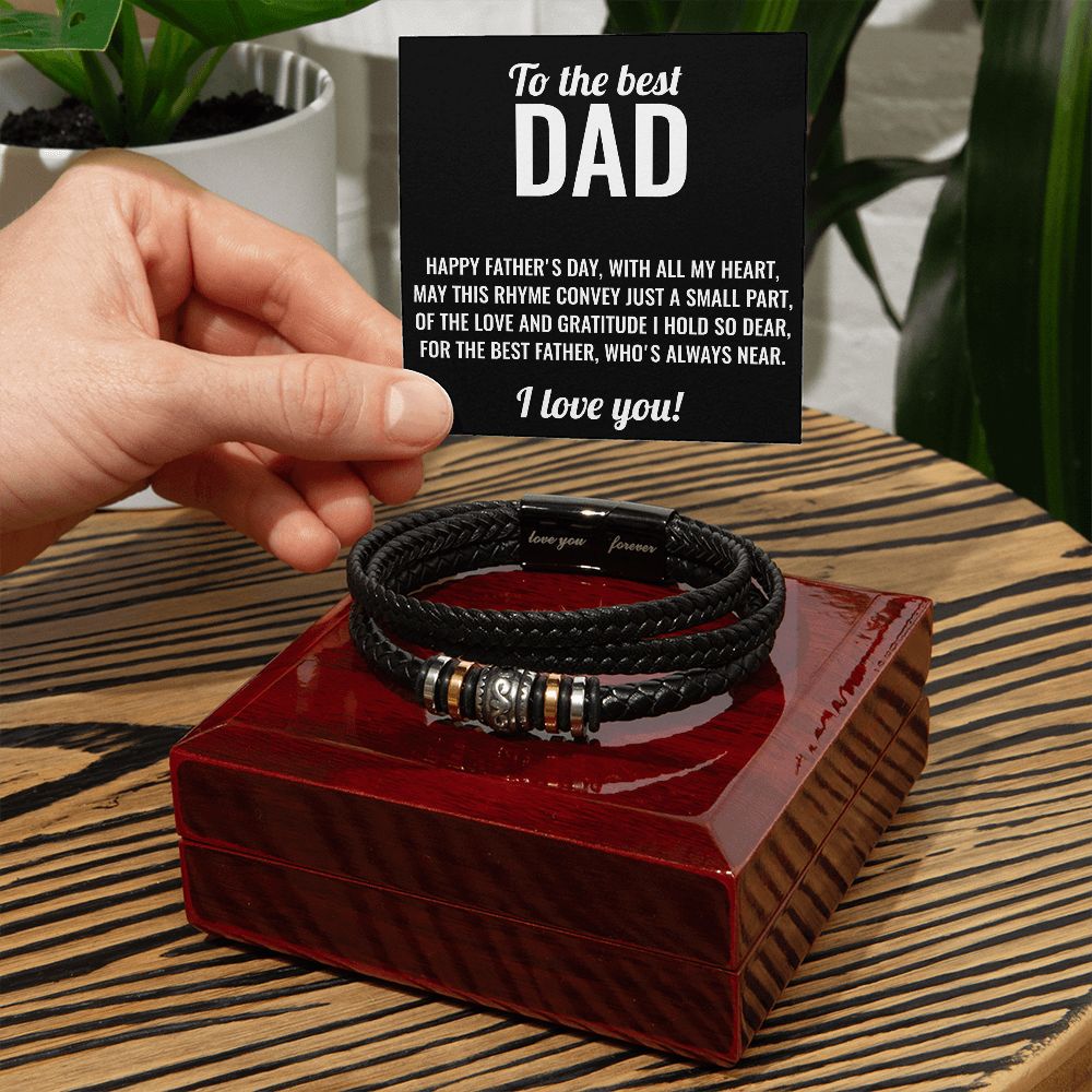 Father's Day Men's Leather Bracelet - Outglare